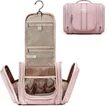 The multifunctional bag allows you to get a hanging toiletry bag, shaving kit, makeup bag, cosmetic bag, all in one. It's a great choice for business trips, travel, gym, camping, home use, and more; also a great gift for friends